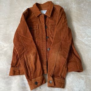 Women’s Old Navy burnt orange corduroy jacket